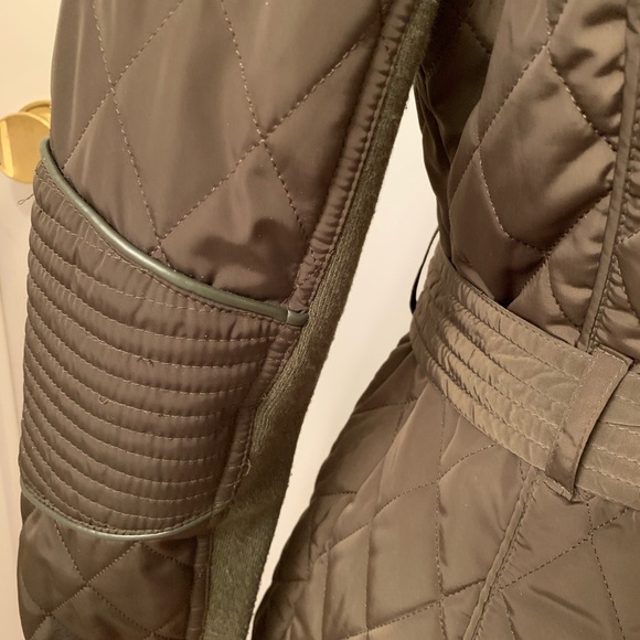 BcbgMaxazria Army Green Coat Size Small - Picture 7 of 8